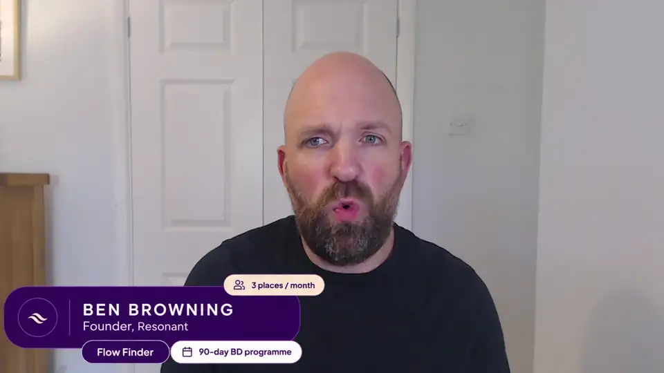 Ben Browning introducing Flow Finder