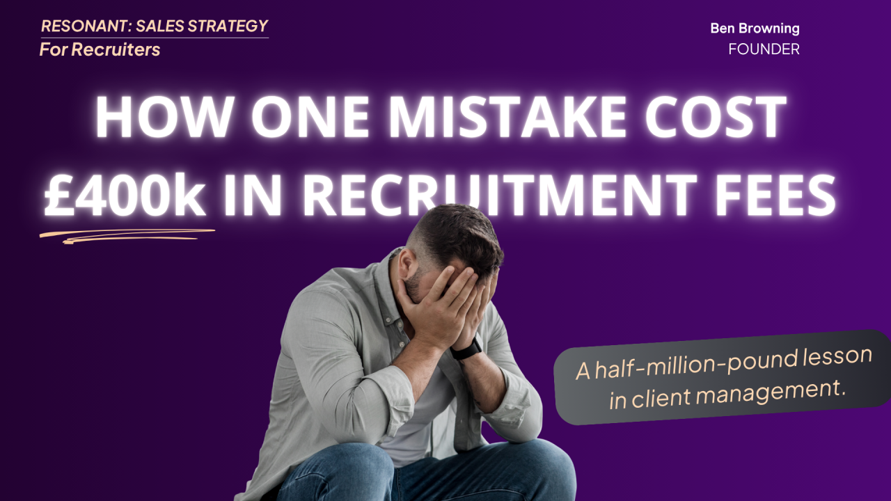 LinkedIn article: A half-million-pound lesson in client management
